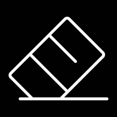 Kauçuk Simgesi, Beyaz Arkaplanda Vektör İllüstrasyonu 