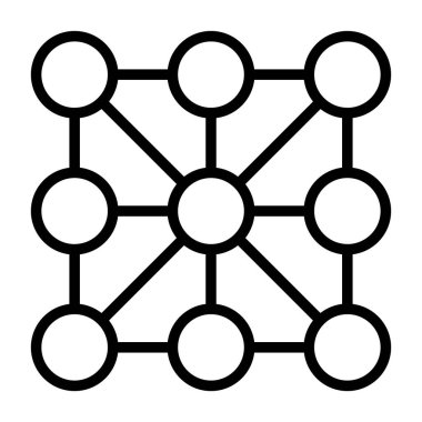  Birlik Kuralları web simgesi. vektör.