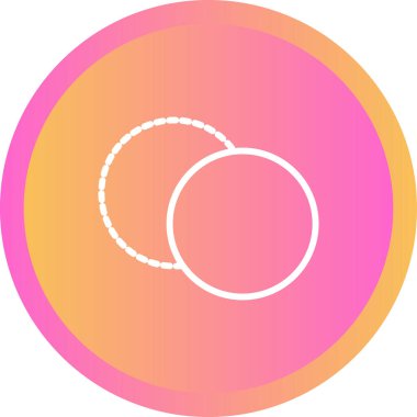 Basit ve modern renkli daireler tasarım vektörü