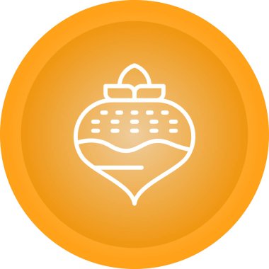 Gıda ikonunun vektör illüstrasyonu. Şalgam   