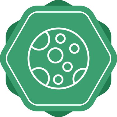 Ay ağ simgesinin vektör illüstrasyonu