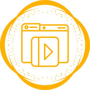 E-kitap ikonu. Web simgesi basit illüstrasyon