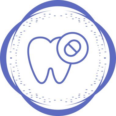 Ağrı Öldüren Ağ ikonu vektör çizimi