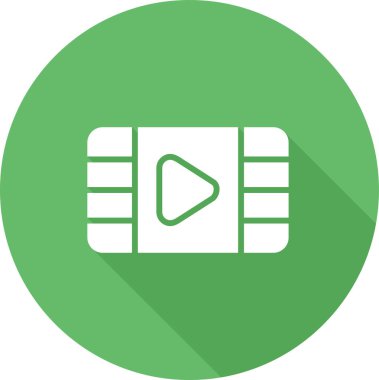 Çokluortam Oynatıcı vektör simgesi, vektör illüstrasyonu