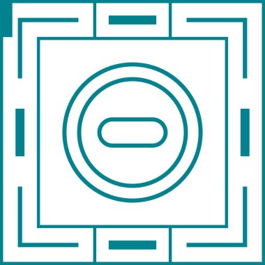 Eksi modern simge beyaz arkaplanda izole edildi 