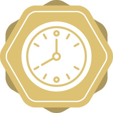 zaman yönetimi simgesi, vektör illüstrasyonu