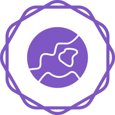 Küresel simge vektör illüstrasyonu 