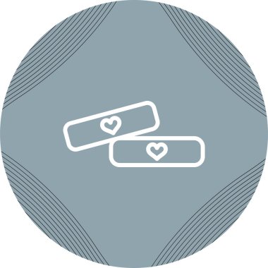 Alyans simgesinin vektör illüstrasyonu 