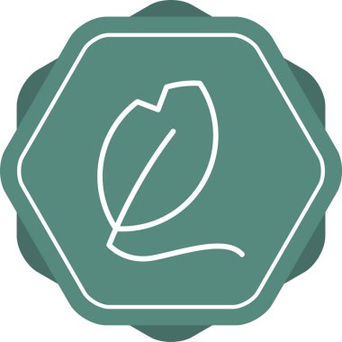 Tüy kalem. Web simgesi basit illüstrasyon