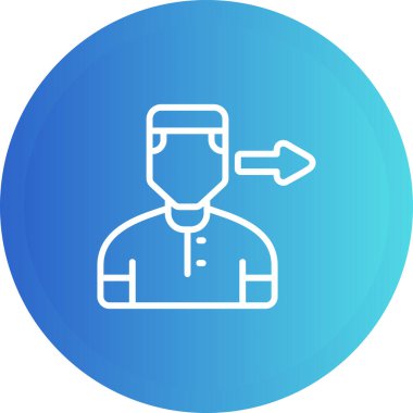 user icon, vector illustration simple design