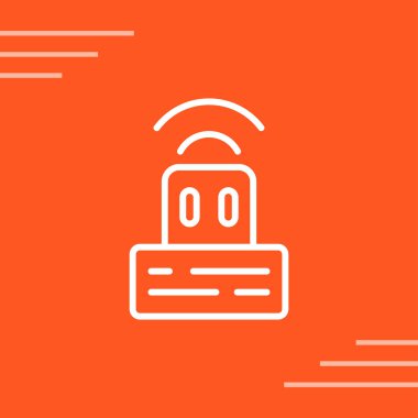 wi-fi web simgesi, vektör illüstrasyonu 