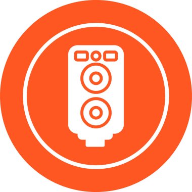 Ses Sistemi modern simgesinin vektör illüstrasyonu