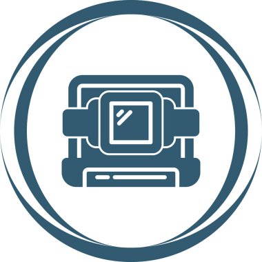 dizüstü bilgisayar simgesi, vektör illüstrasyonu basit tasarım