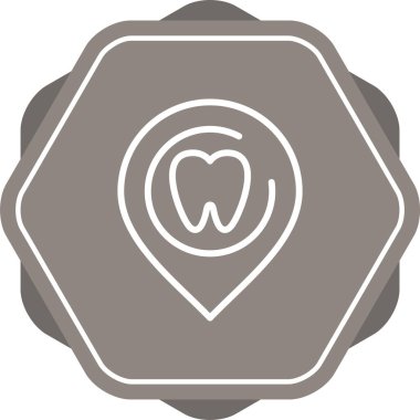 konum web simgesi vektör illüstrasyonu