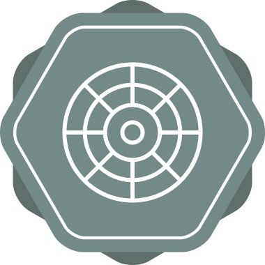 Paleti simgesi, basit vektör çizim