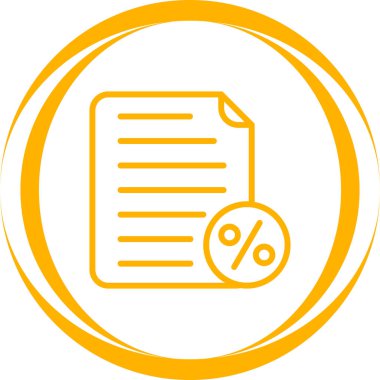 belge simgesi, vektör illüstrasyonu basit tasarım