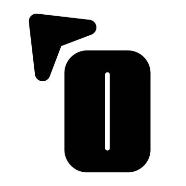 ok simgesi, vektör illüstrasyonu 