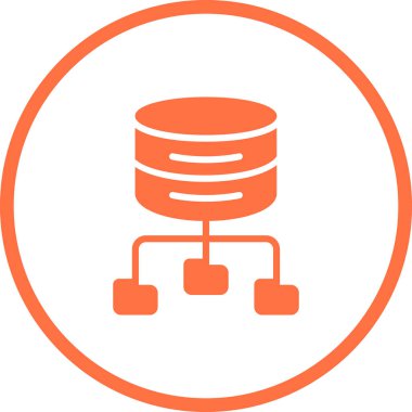 Büyük Veri Analizi vektör resimleme simgesi