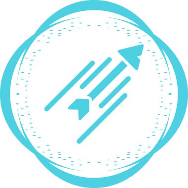 ok simgesi, vektör illüstrasyonu 