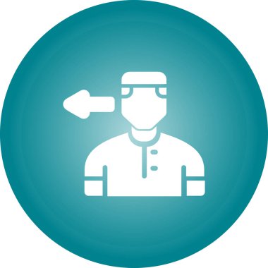 user icon, vector illustration simple design