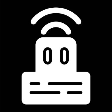 wi-fi web simgesi, vektör illüstrasyonu 