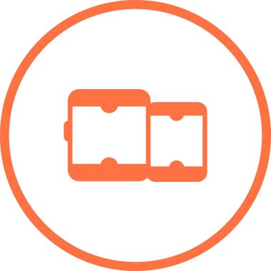 Akıllı telefon simgesi, vektör illüstrasyonlu tablet  