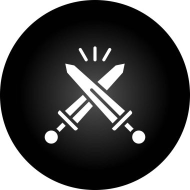 Eylem Oyunu simgesi, vektör illüstrasyonu basit tasarım