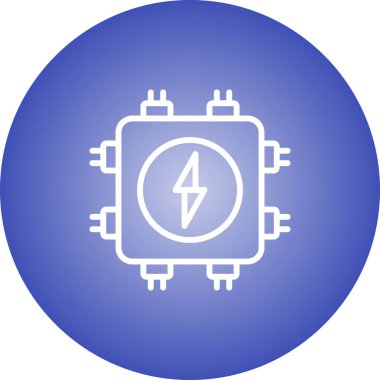 Bağlantı Kutusu simgesi, vektör illüstrasyonu basit tasarım