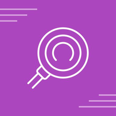  Kablosuz Şarj simgesi vektör çizimi 