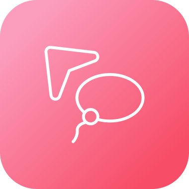 Kement simgesi, vektör illüstrasyonu basit tasarım