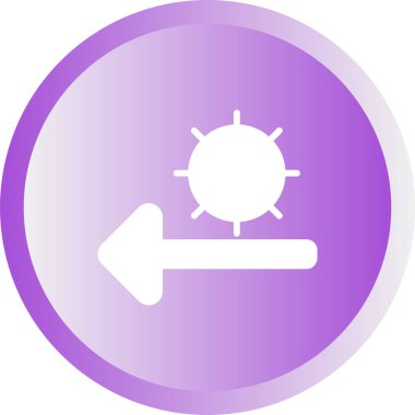 güneş web simgesi basit tasarım 