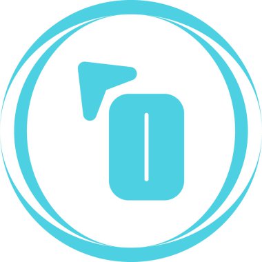 ok simgesi, vektör illüstrasyonu  