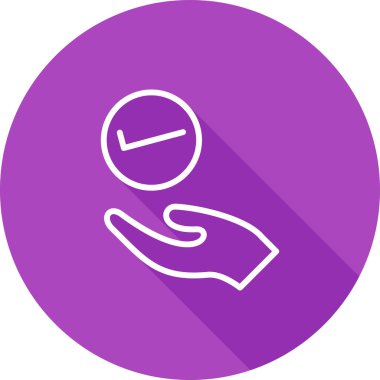 Tamamlanmış görev, işaretleme simgesi, vektör illüstrasyonunu kontrol et