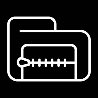 ZIP dosya biçimi vektör illüstrasyonu