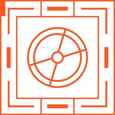 Disk simgesi vektör illüstrasyonunu sıkıştır