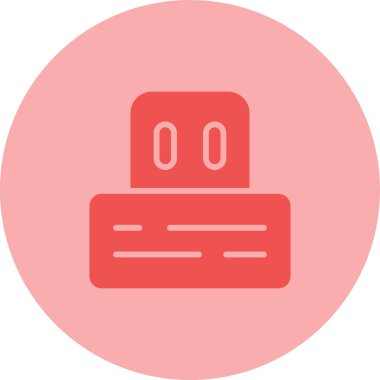 USB modern simgesinin vektör illüstrasyonu 