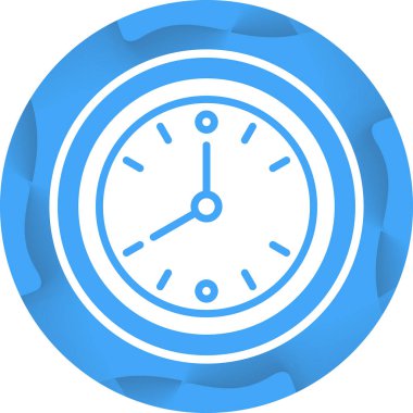 zaman yönetimi simgesi, vektör illüstrasyonu