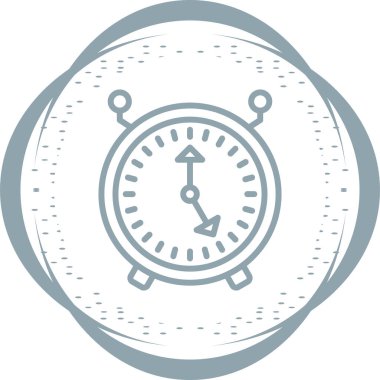 Zamanlayıcı. Web simgesi basit illüstrasyon