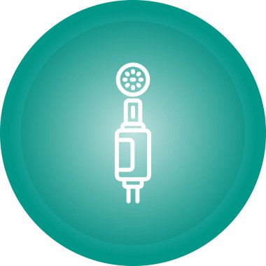 elektrik prizi simgesi. Web illüstrasyonu