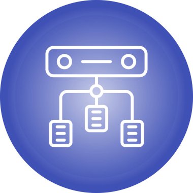 Yük dengeleyici. Web simgesi basit illüstrasyon