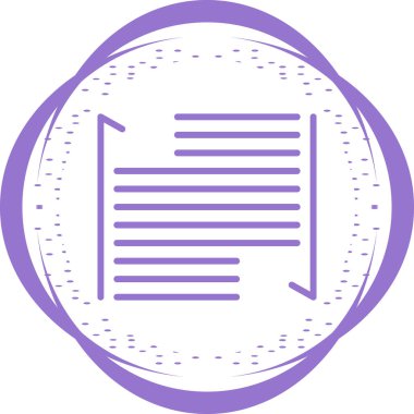 Girinti web simgesi, vektör illüstrasyonu 