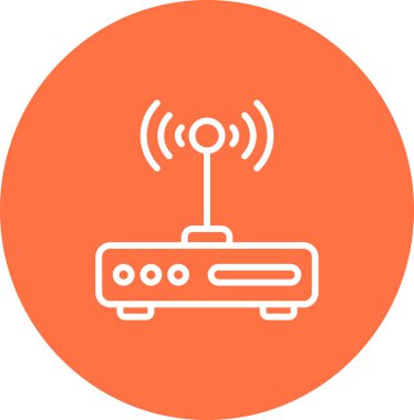 wifi simgesi, basit vektör illüstrasyonu 