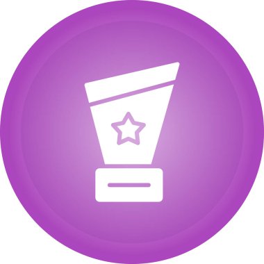 Award icon, vector illustration simple design