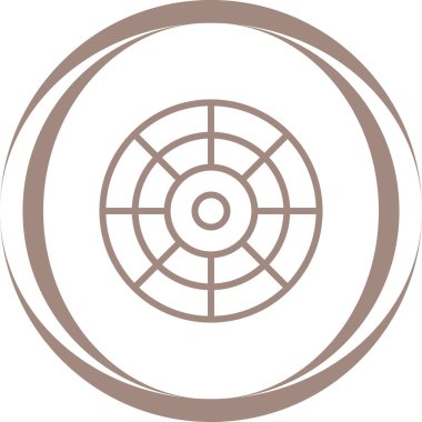 Paleti simgesi, basit vektör çizim