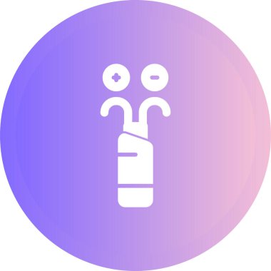 Kablo artı eksi farklı biçim simgesi kümesi