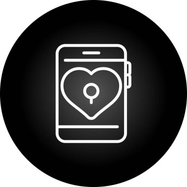 akıllı telefon simgesi, vektör illüstrasyonu basit tasarım