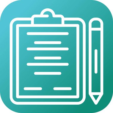 Kalem simgesi vektör logosuyla sözleşme