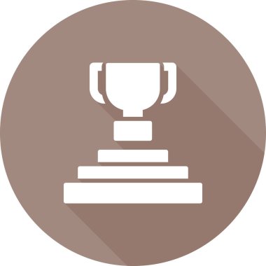 kupa simgesi, web basit illüstrasyon