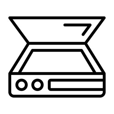 Tarayıcı. Web simgesi basit illüstrasyon