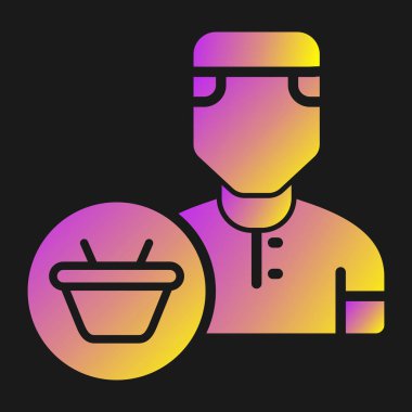 user icon, vector illustration simple design